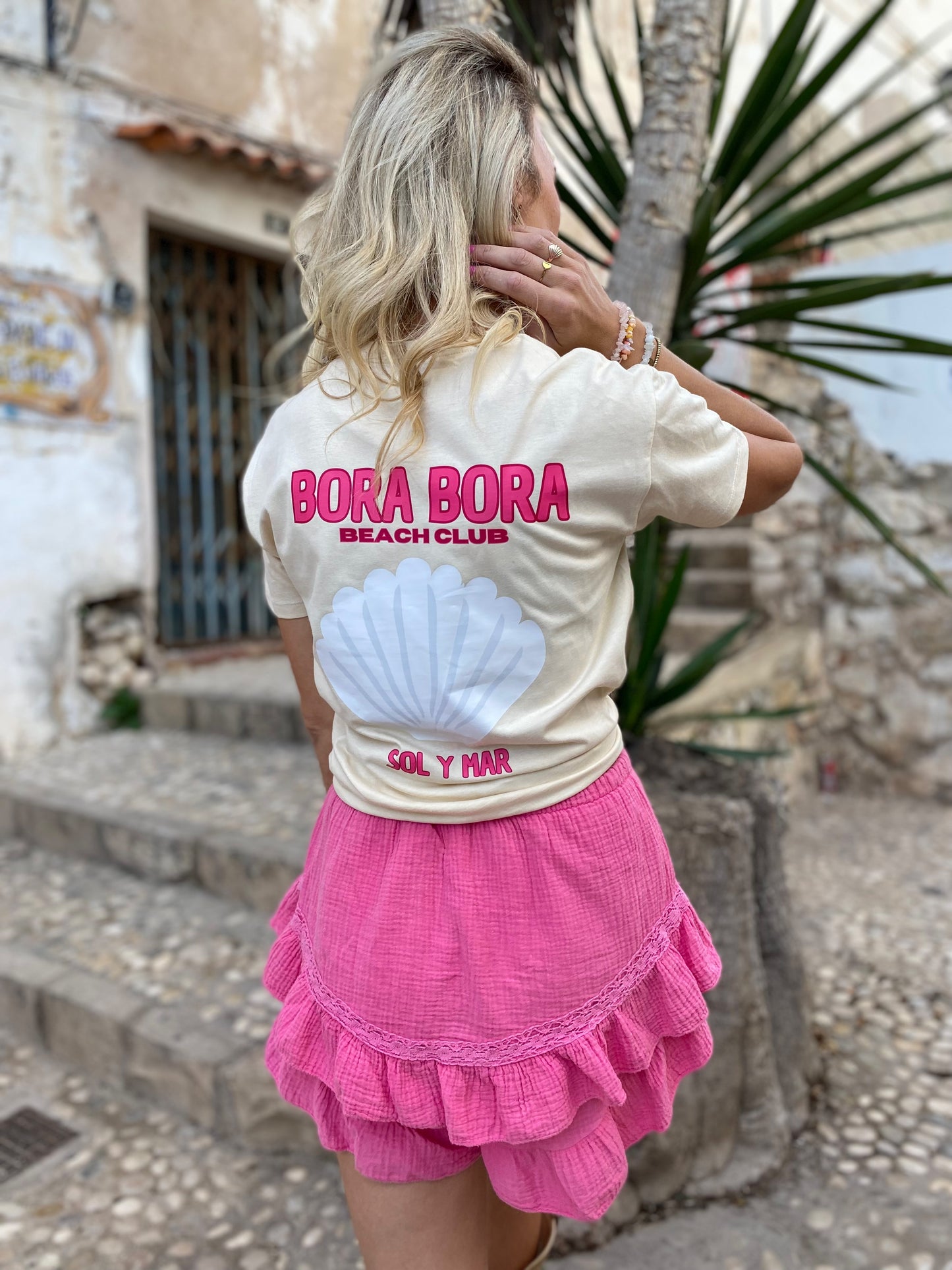 Bora Bora - Cream T-shirt