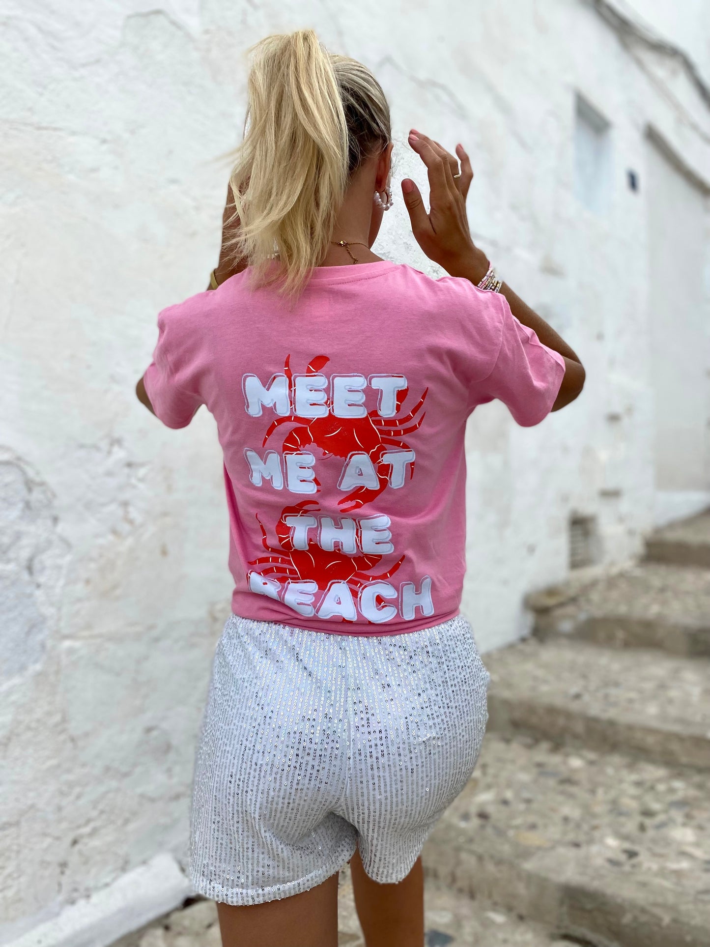 Beach Club - Black Tshirt