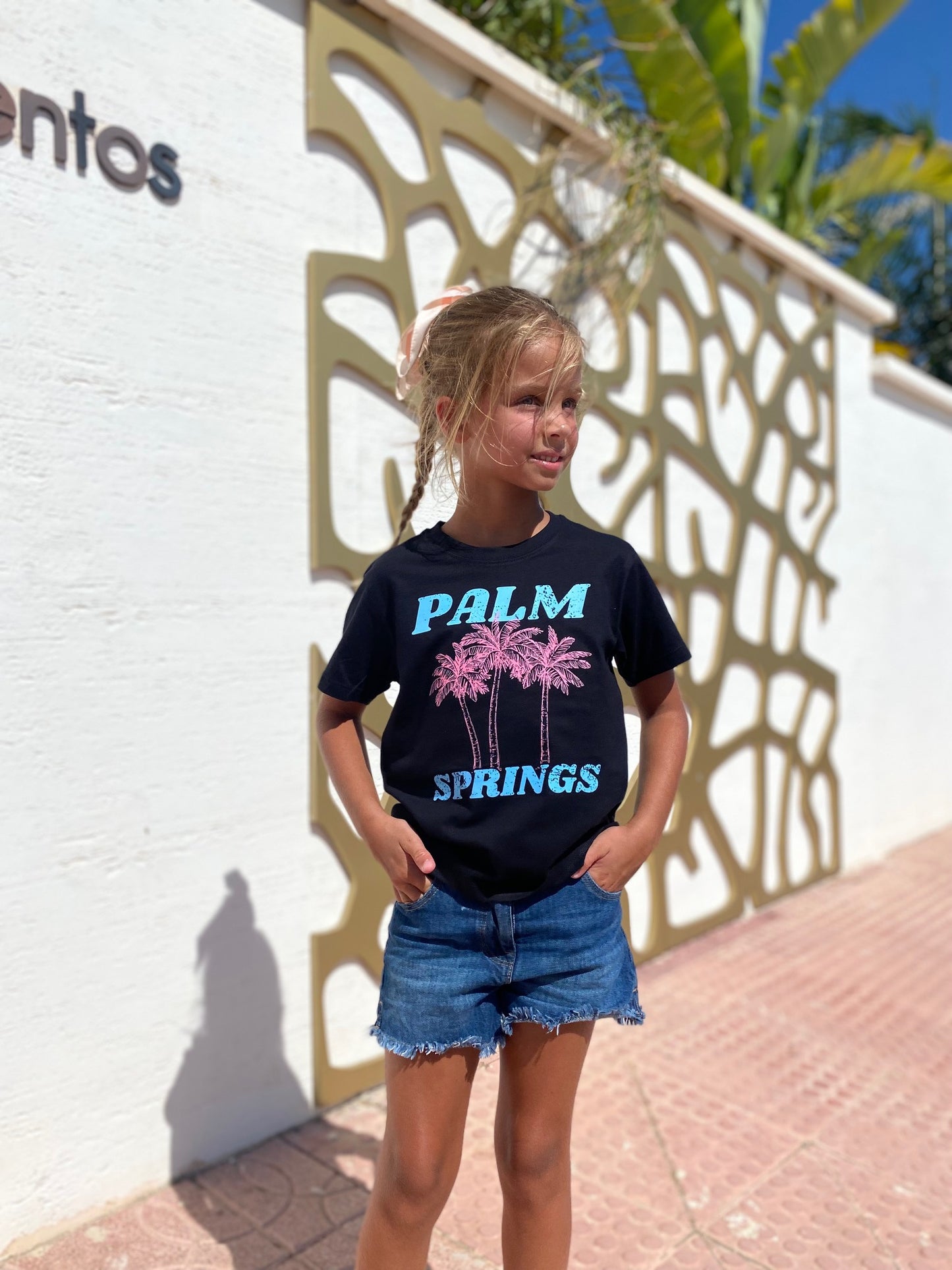 Palm springs - Black T-shirt kids