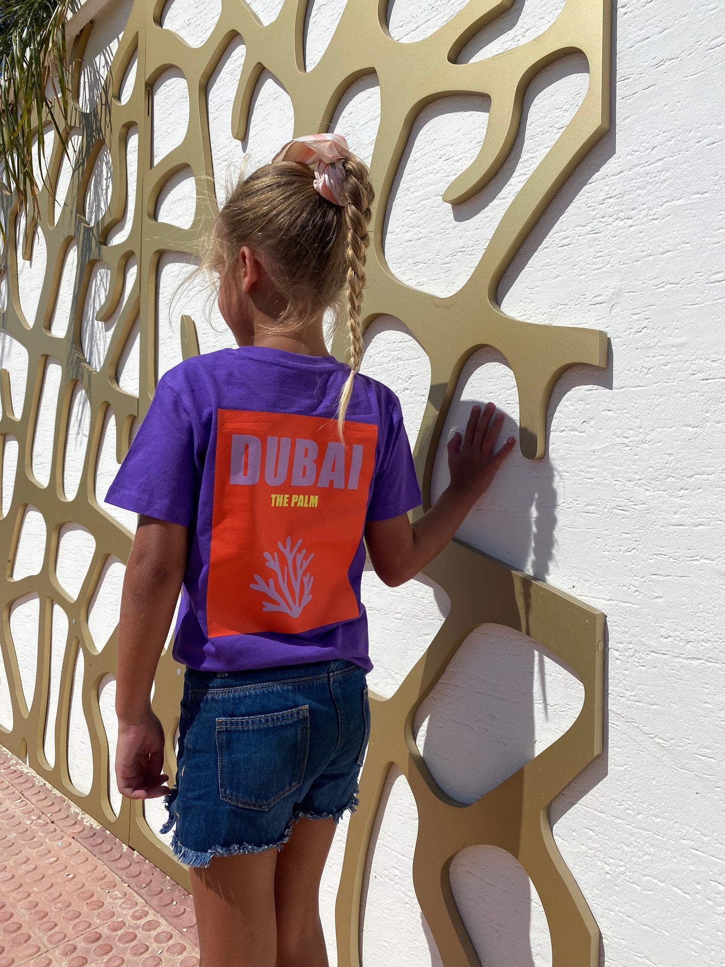 Dubai - Purple T-shirt kids