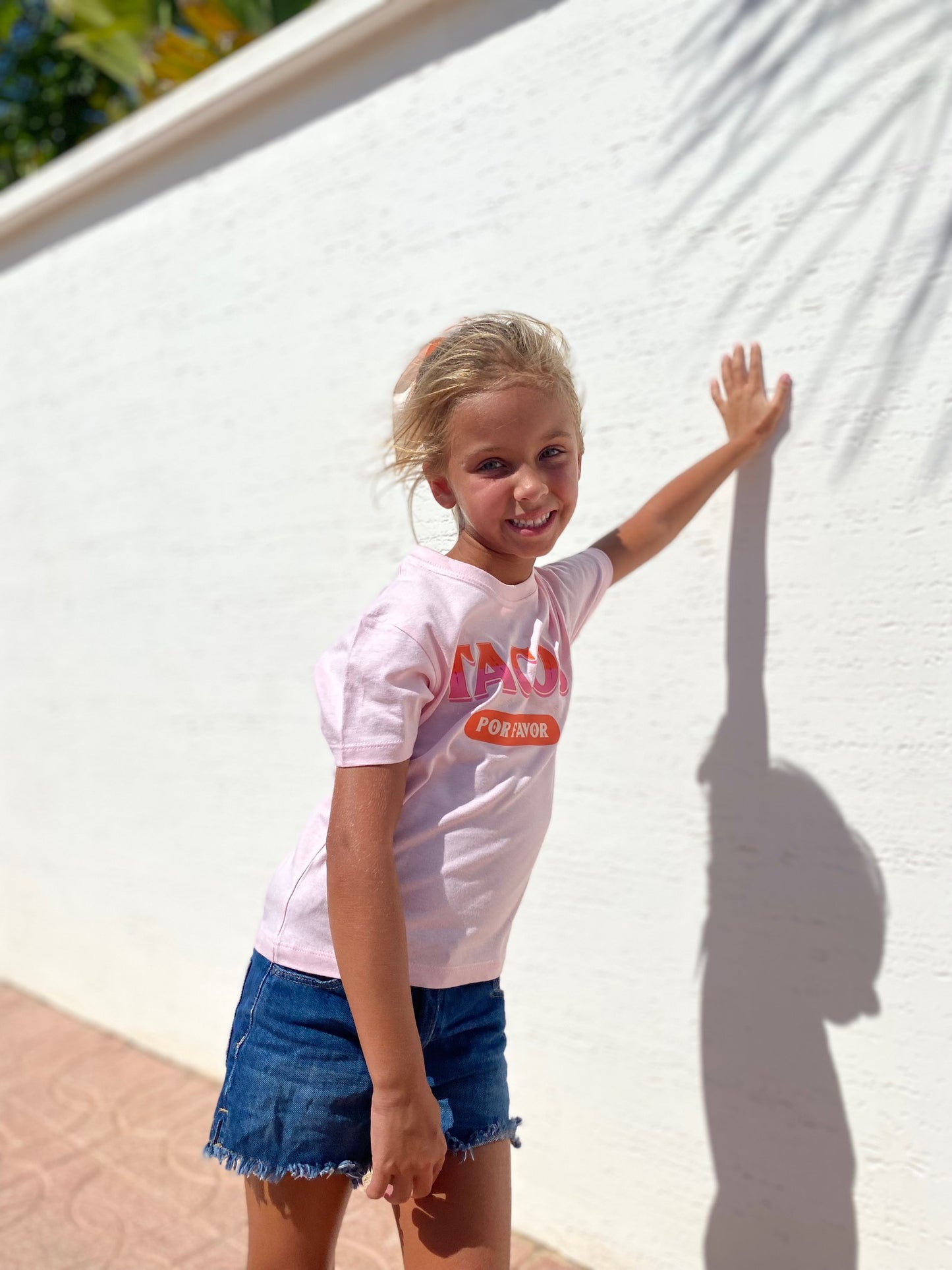 Tacos por favor - Lightpink T-shirt kids