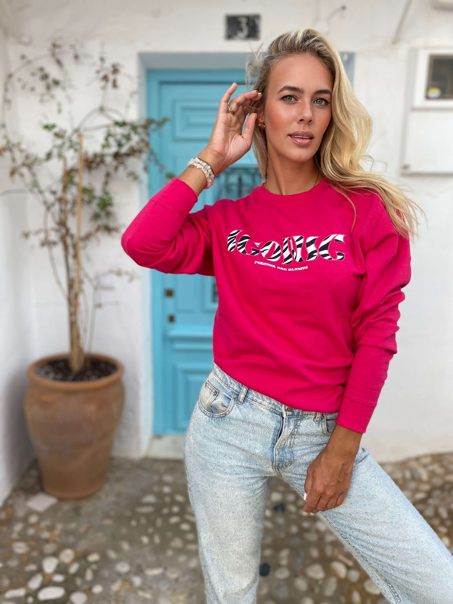 Iconic - Fuchsia Sweater