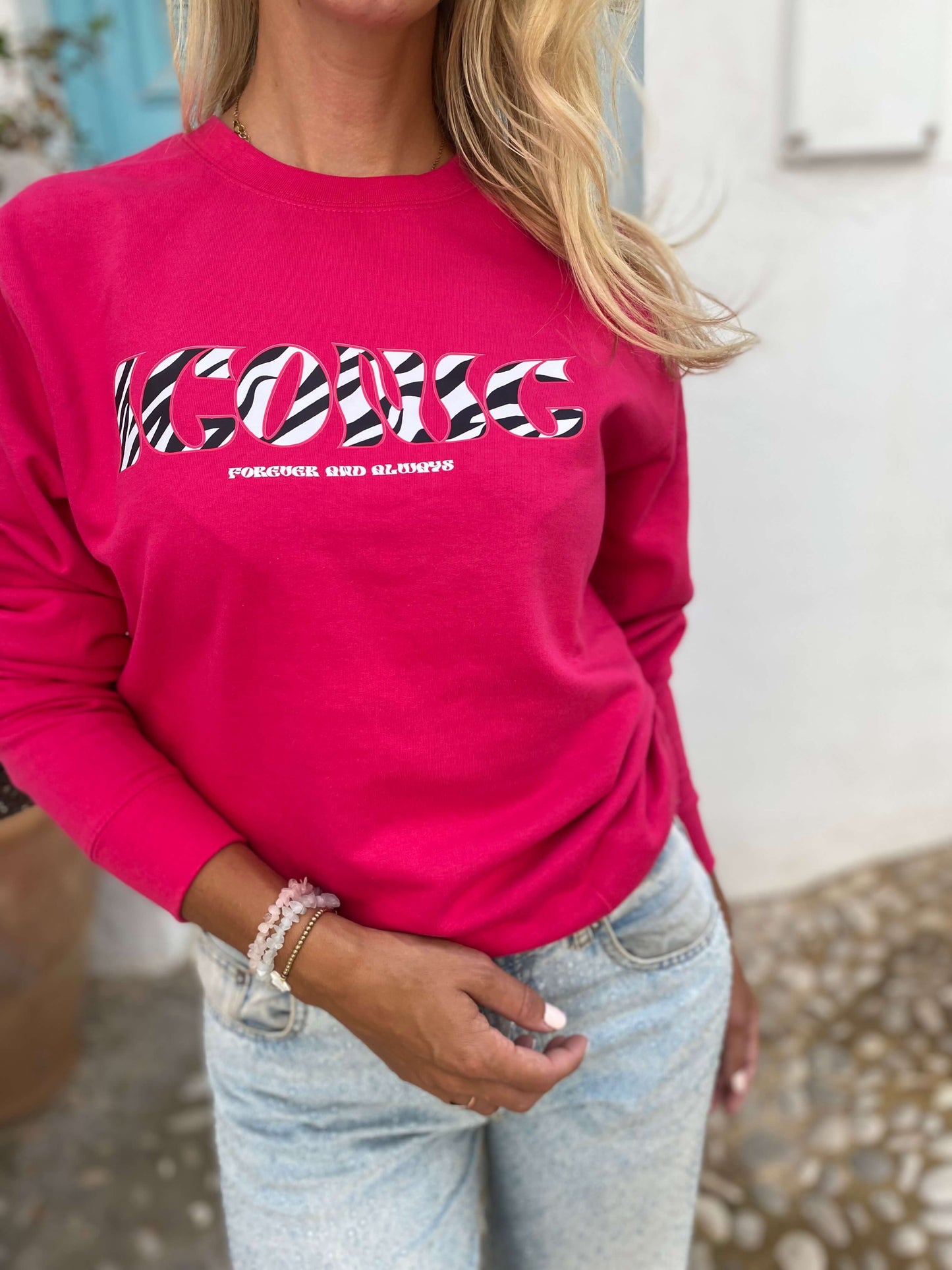 Iconic - Fuchsia Sweater
