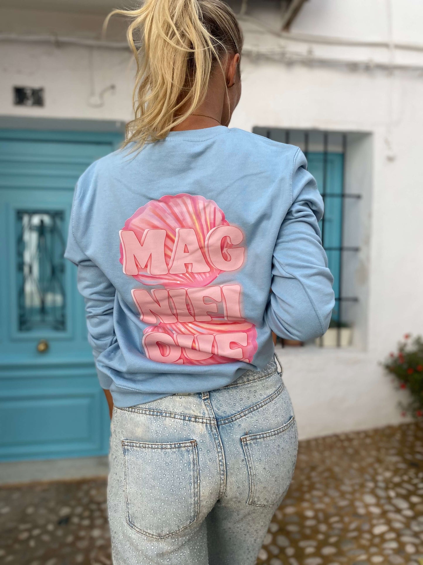 Magnifique - Blue Sweater