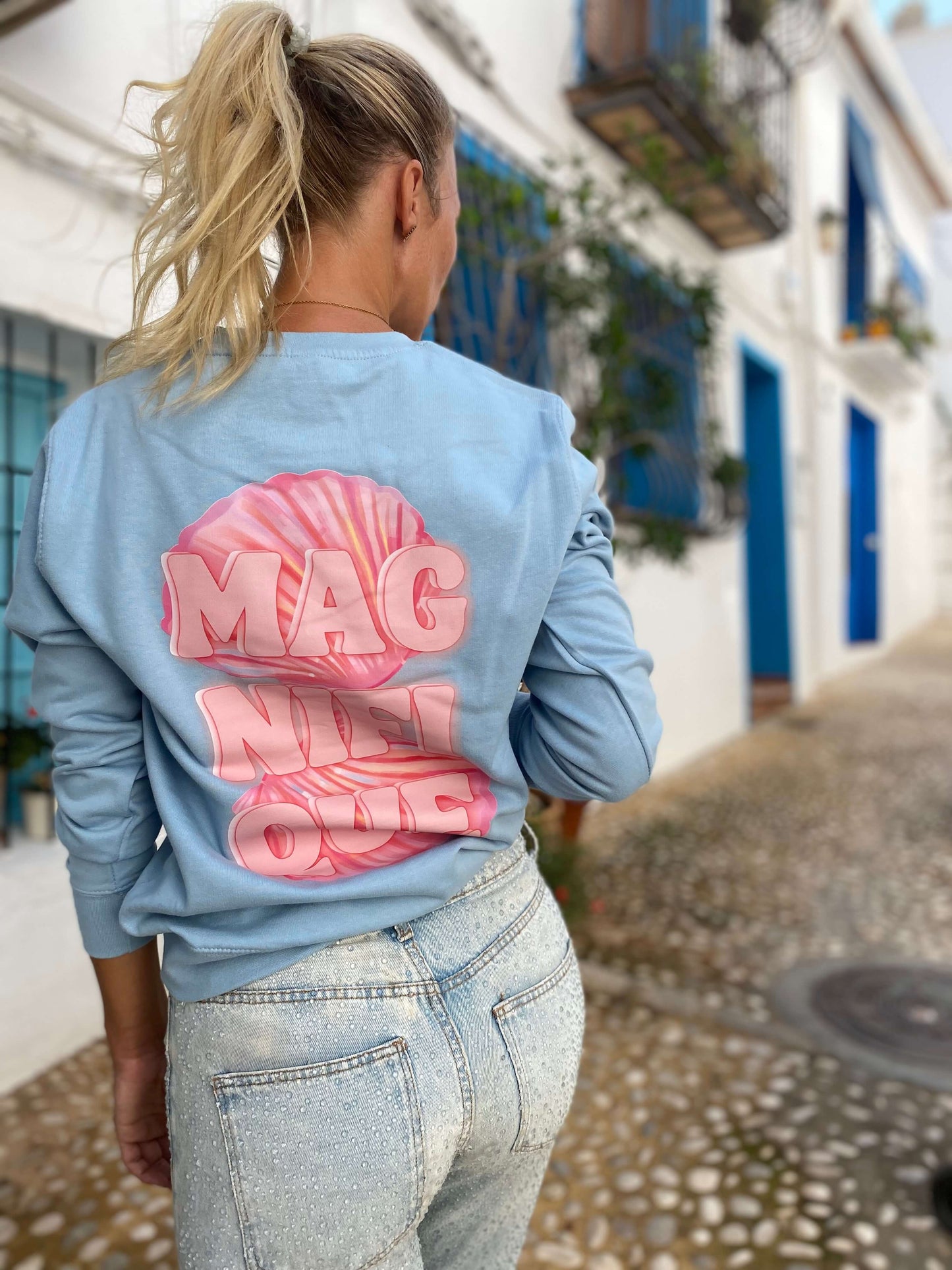 Magnifique - Blue Sweater