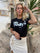 Beach Club - Black Tshirt