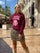 Shine harder - Bordeaux sweater