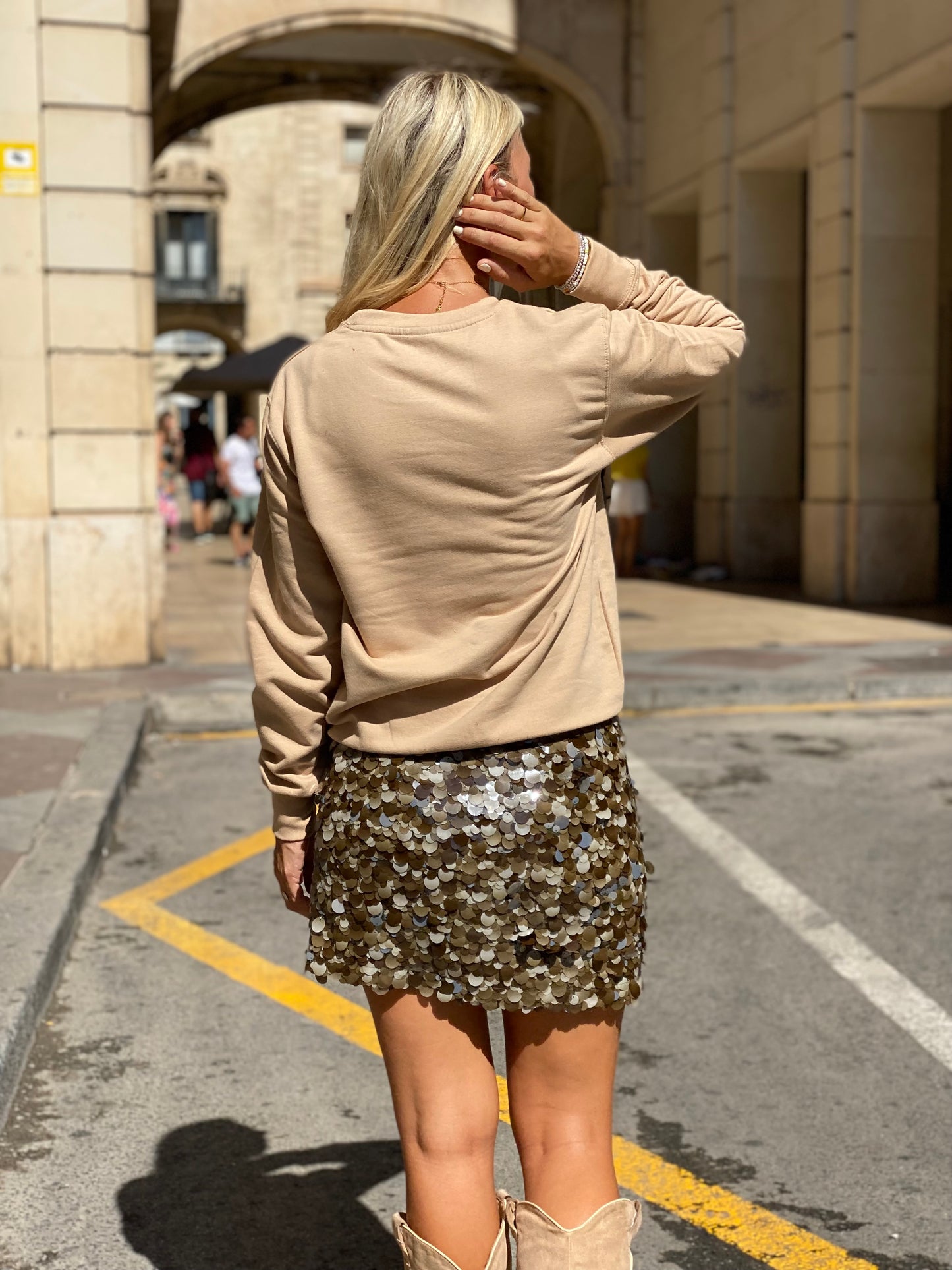 Stay wild - Sand sweater