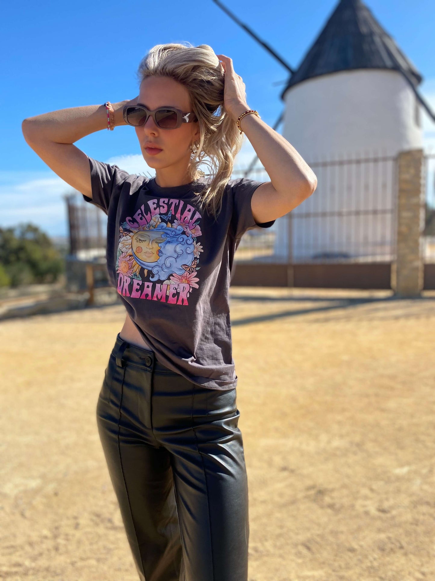 Celestial dreamer - Smokegrey Tshirt