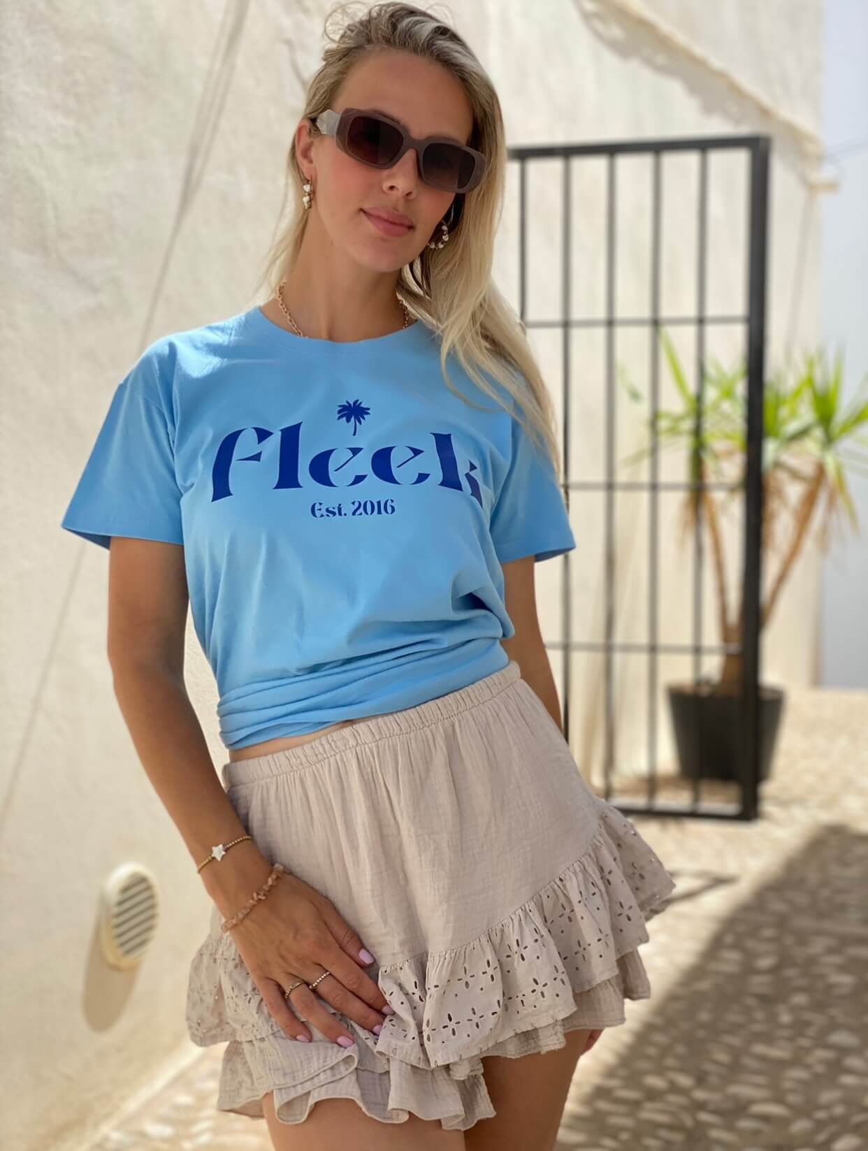Fleek signature - Lightblue Tshirt