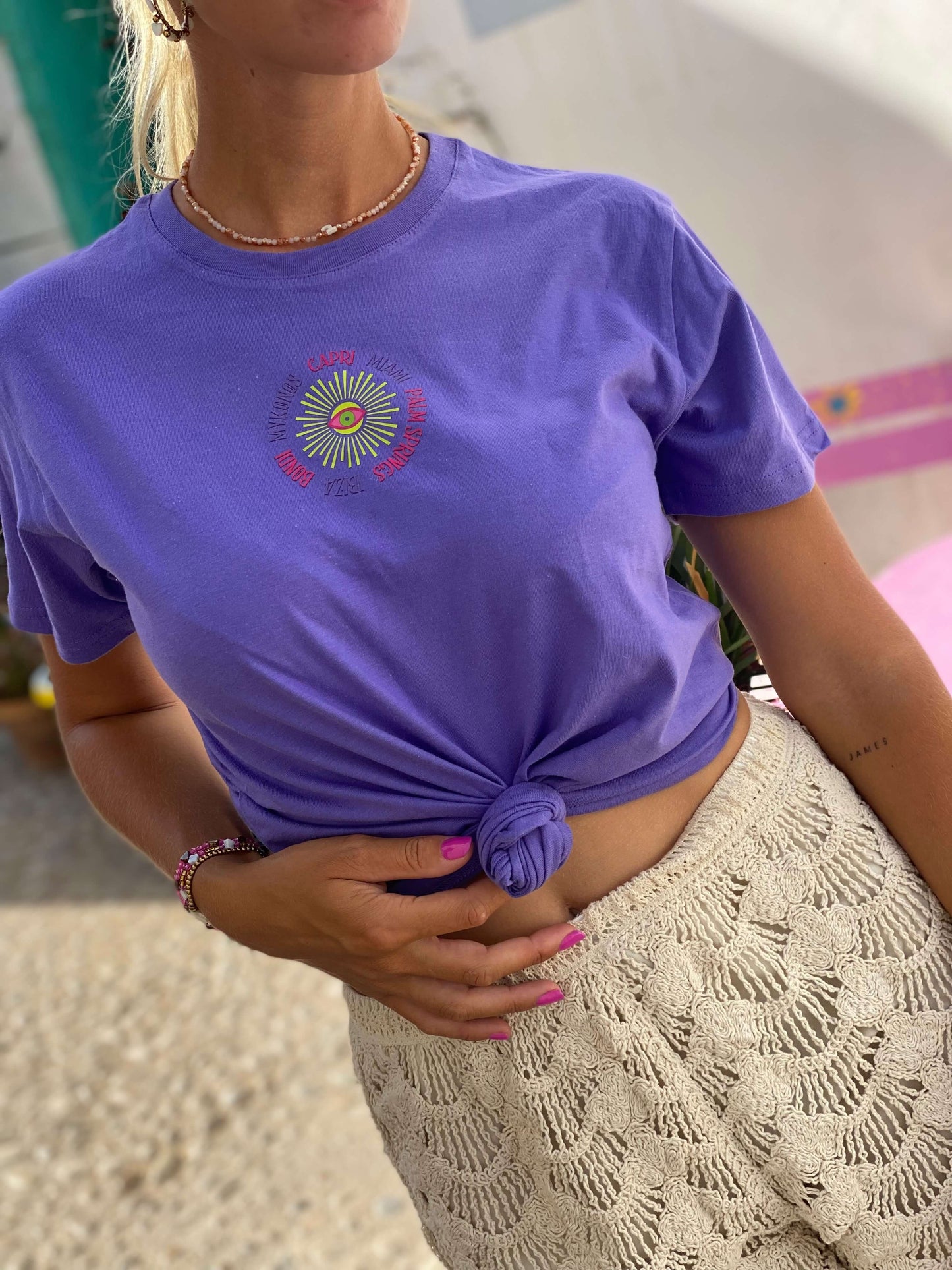 All eyes on me - Lila/purple Tshirt