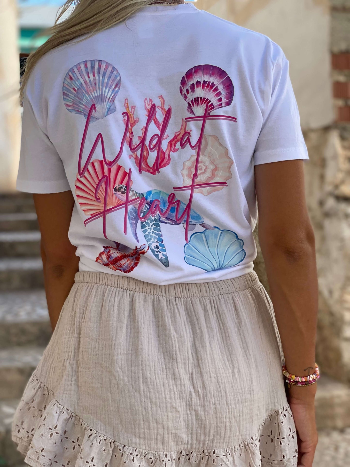 Wild at Heart - White Tshirt