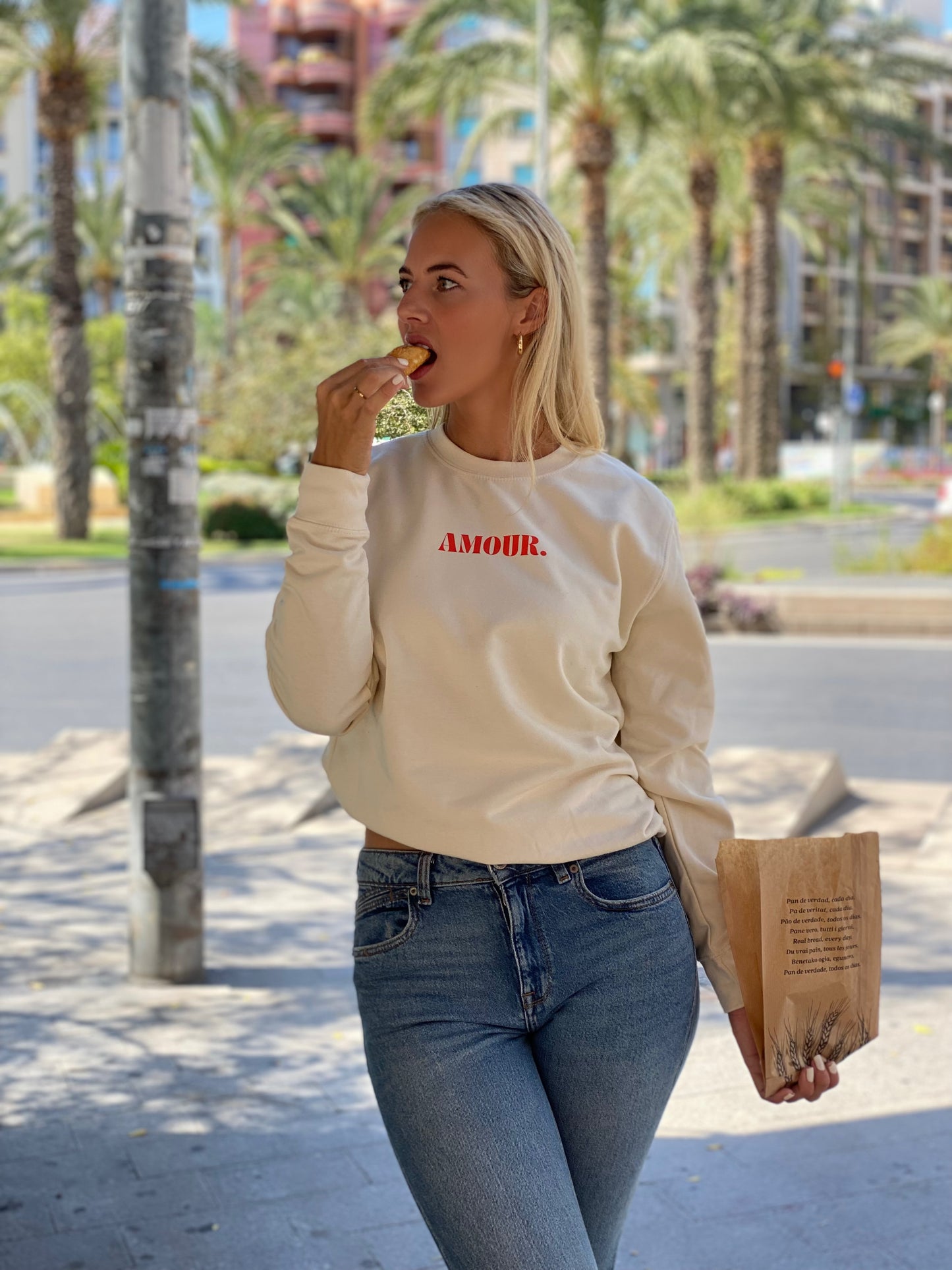 Amour - Cream sweater