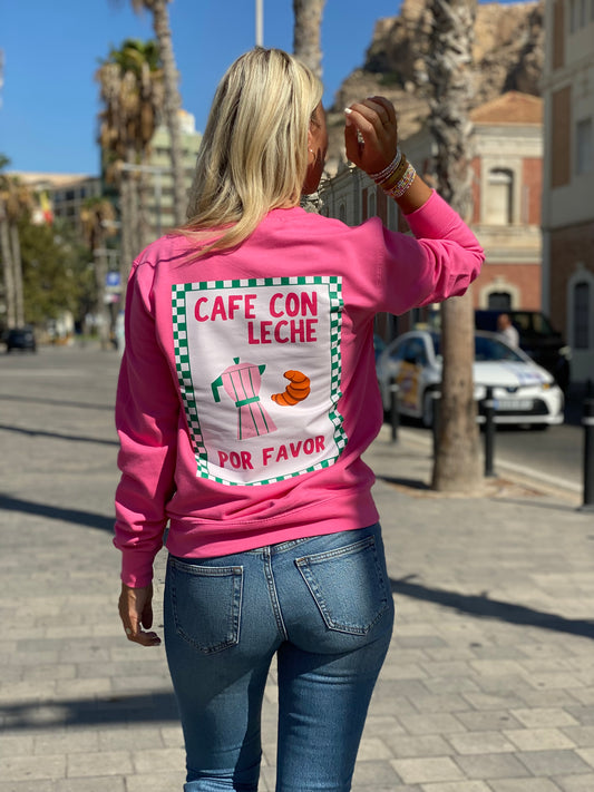Cafe con leche - Pink sweater