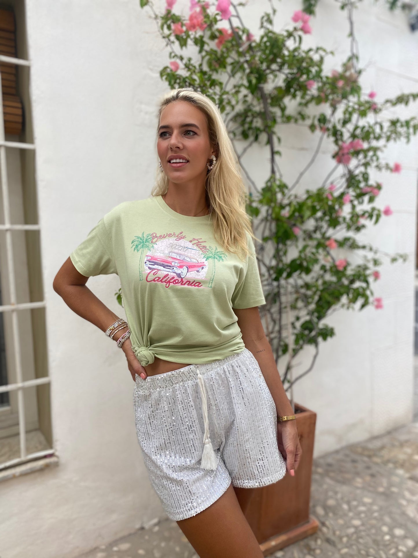 Beach Club - Black Tshirt