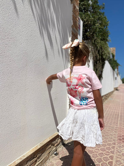 Ocean calling - Lightpink T-shirt kids