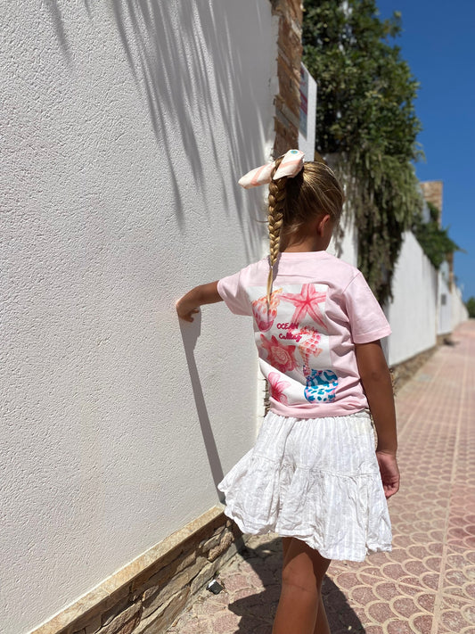 Ocean calling - Lightpink T-shirt kids