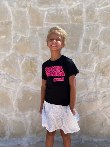 Santa monica - Black T-shirt kids