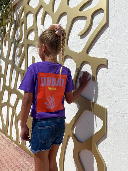 Dubai - Purple T-shirt kids