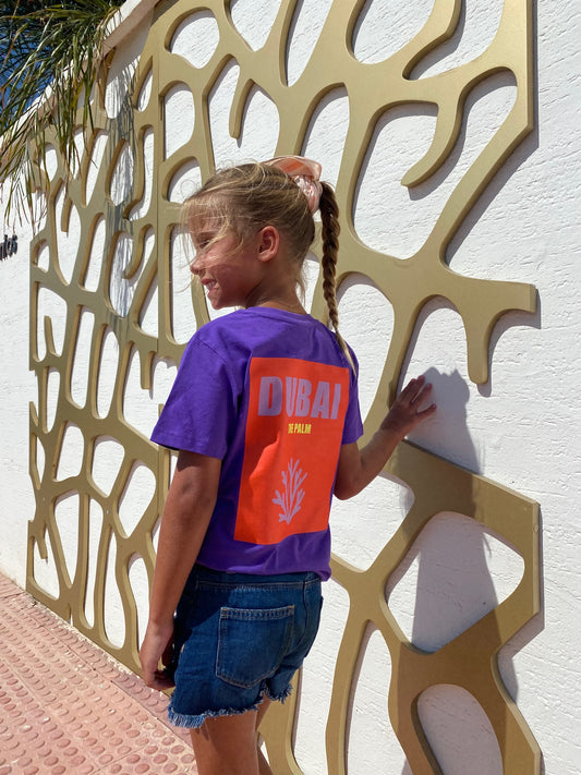 Dubai - Purple T-shirt kids