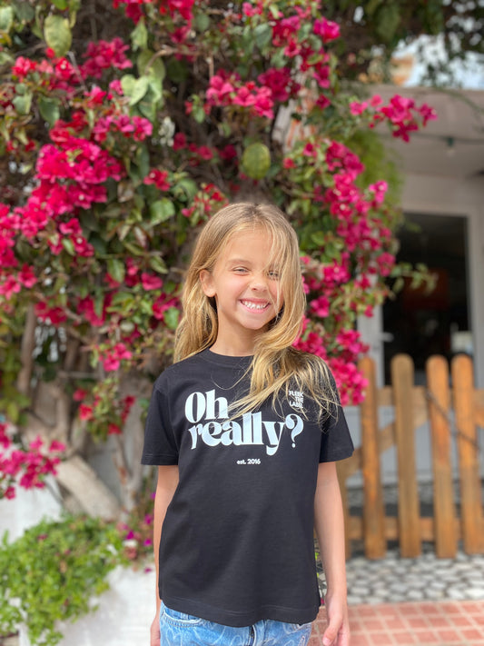 Oh really? - Kids Black