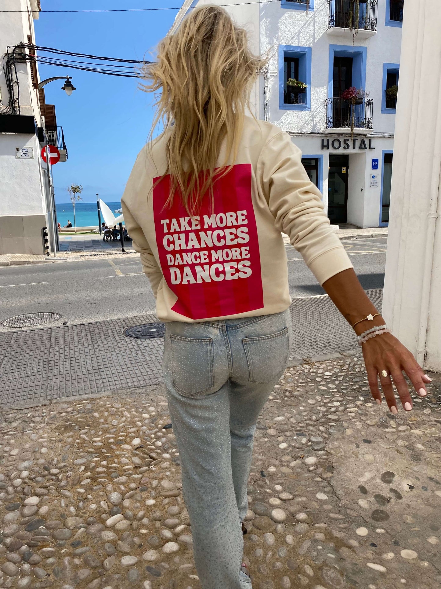 More Dances - Cream Sweater