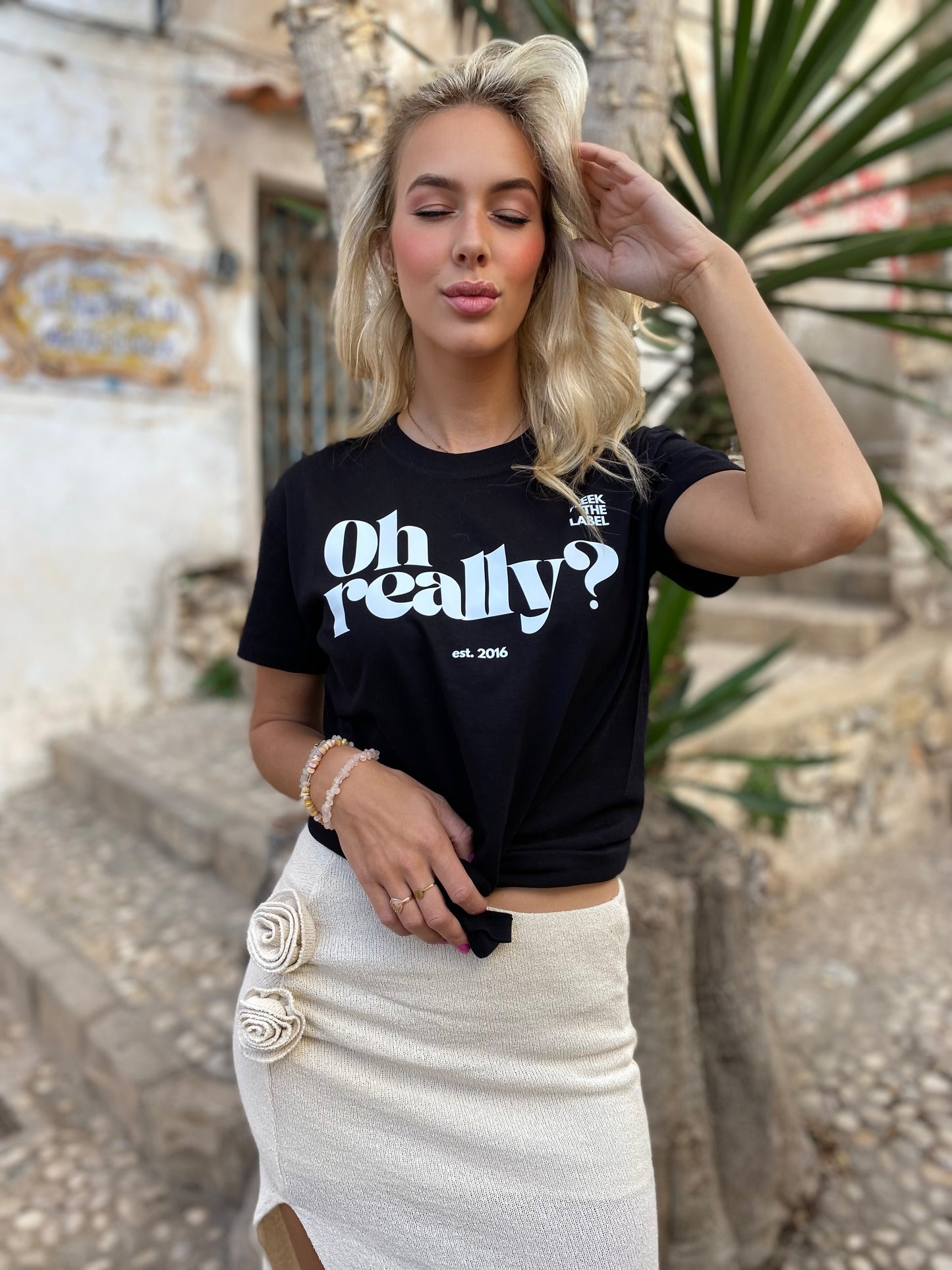 Beach Club - Black Tshirt