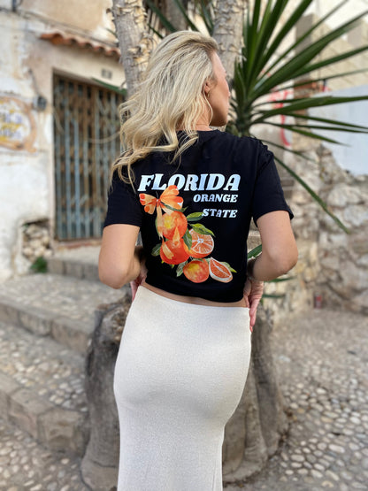 Orange state - Black T-shirt