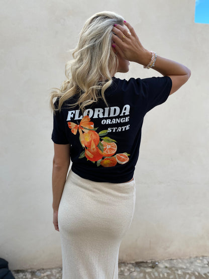 Orange state - Black T-shirt