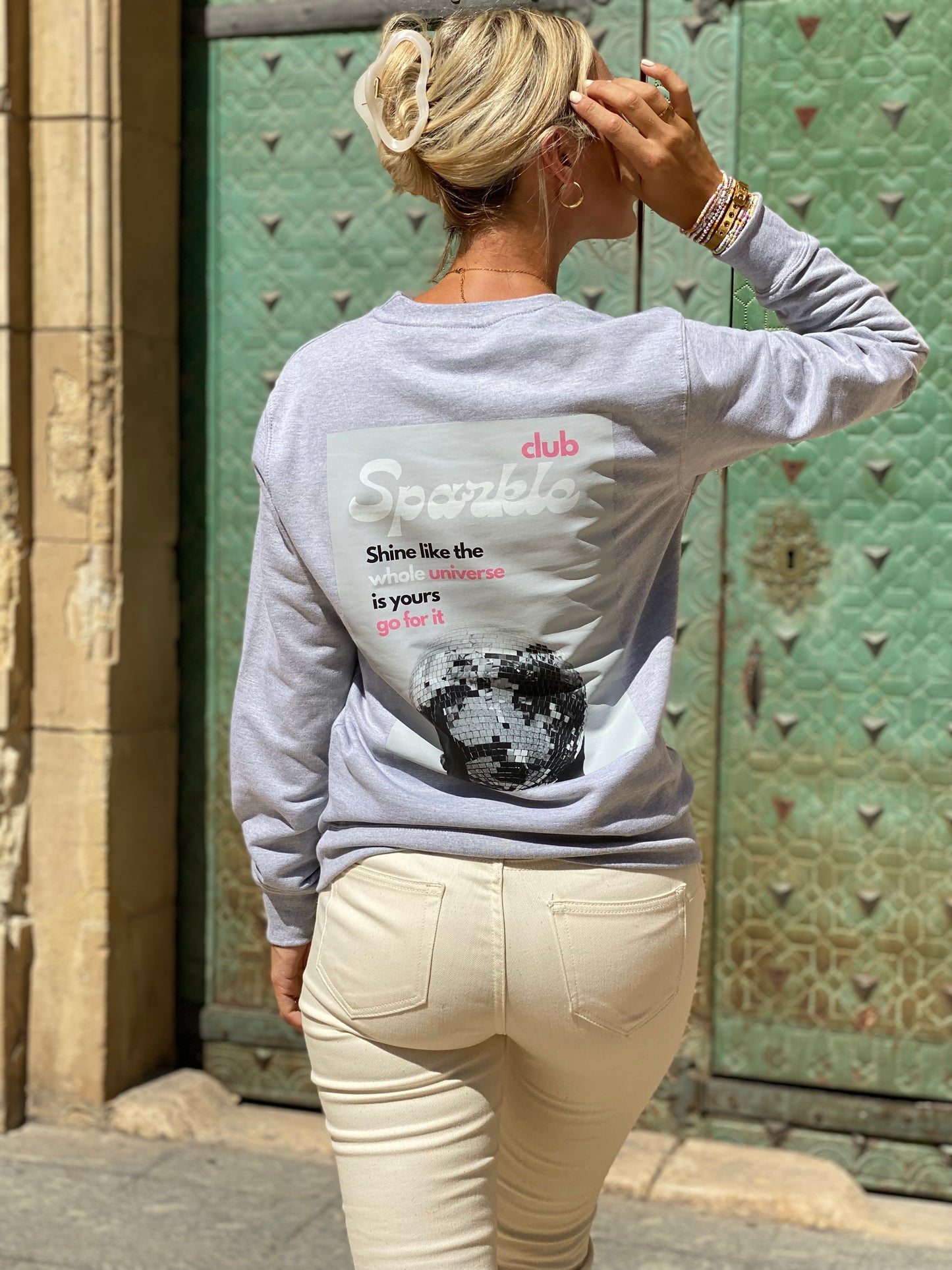 Sparkle club - Grey sweater