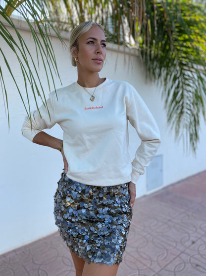 At the right time - Cream sweater