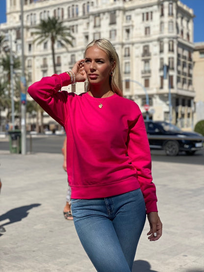The best investment - Fuchsia sweater